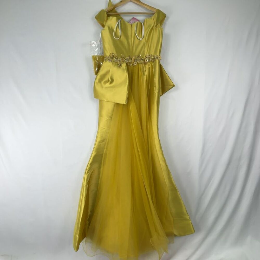 Terani Couture Satin Mother of the Bride Dress - Picture 5 of 7